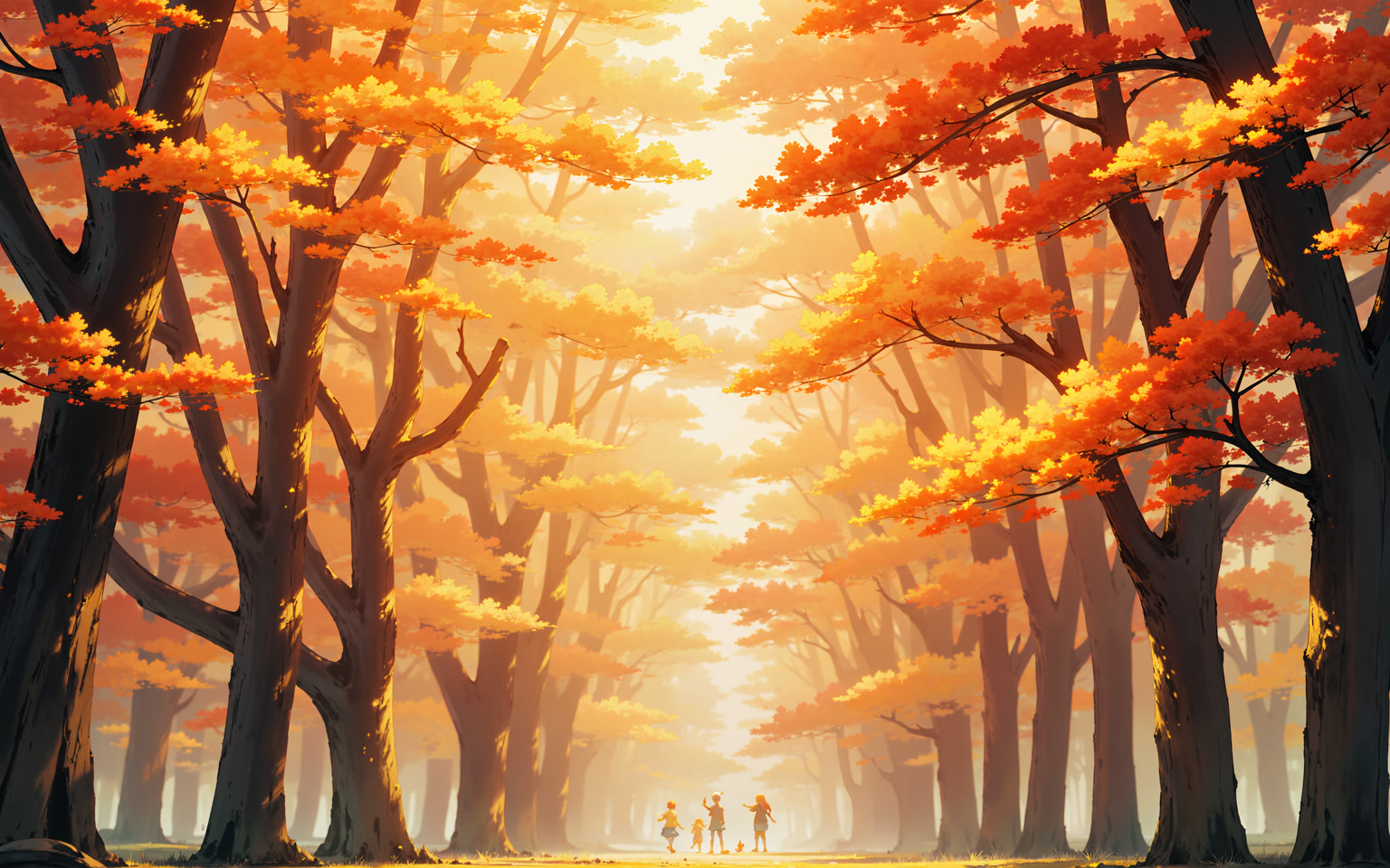 golden-fall-leaves-in-a-cartoon-style-2