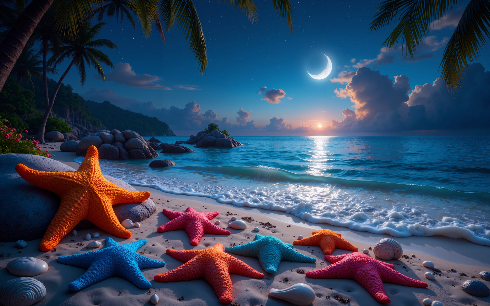 starfish-beach-under-starlit-night-3